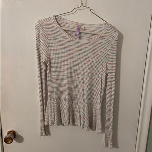 Alya Multicolored Long Sleeved Top